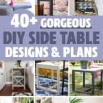 best designs for diy side tables