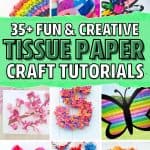 what crafts to make with tissue paper