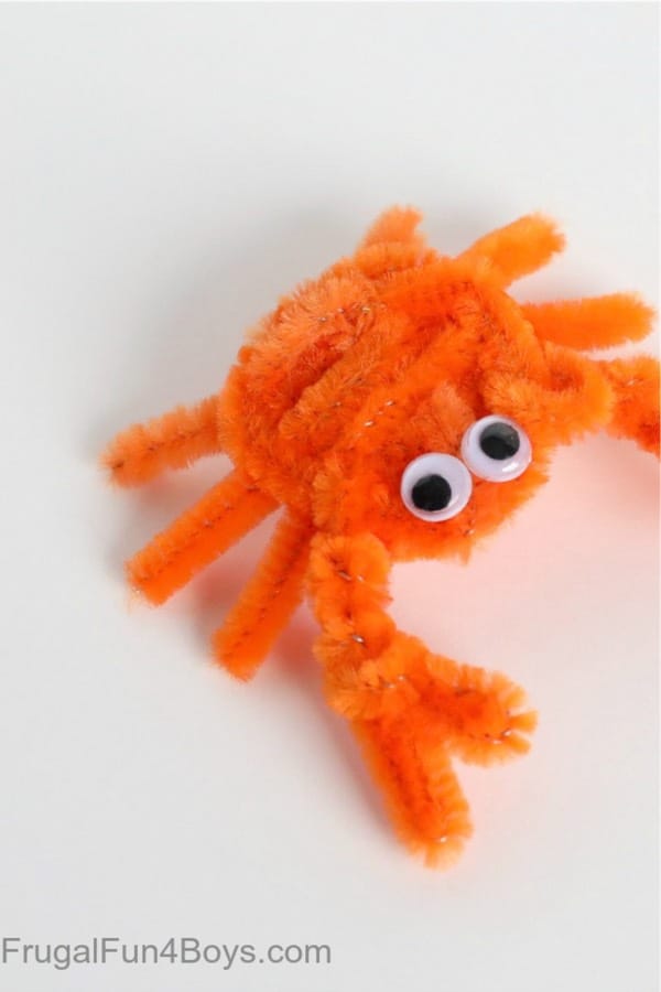 animal craft tutorial with pipe cleaners