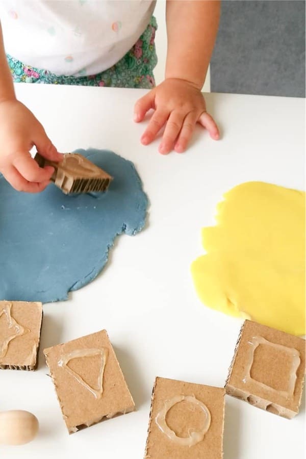 craft activity with leftover cardboard