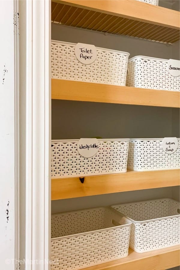 remodel wire shelving tutorial
