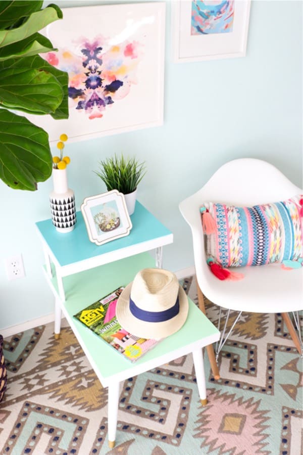 painted side tables for inspiration