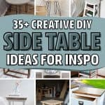 home built side table tutorials