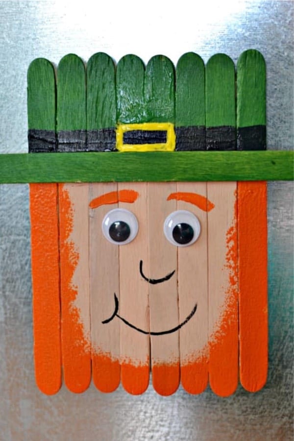 simple painted craft stick project for kids