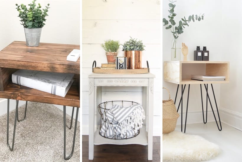 35+ Best DIY Side Table Ideas & Plans For 2024
