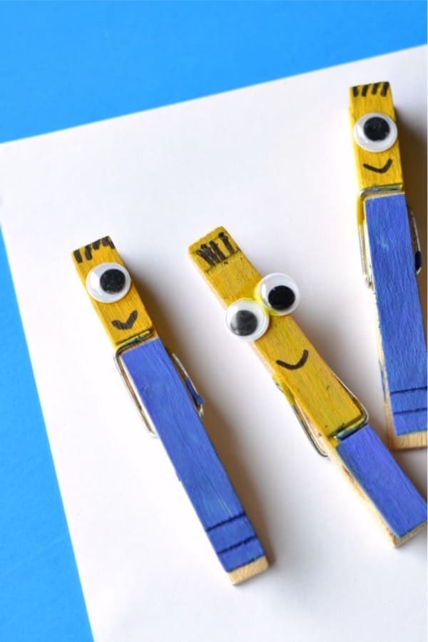 minion themed craft idea for young kids