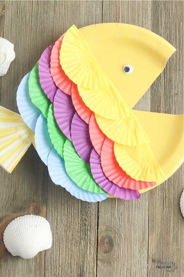 creative craft tutorial for paper fish