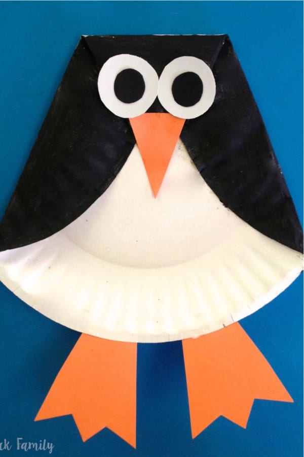 penguin paper craft for kids