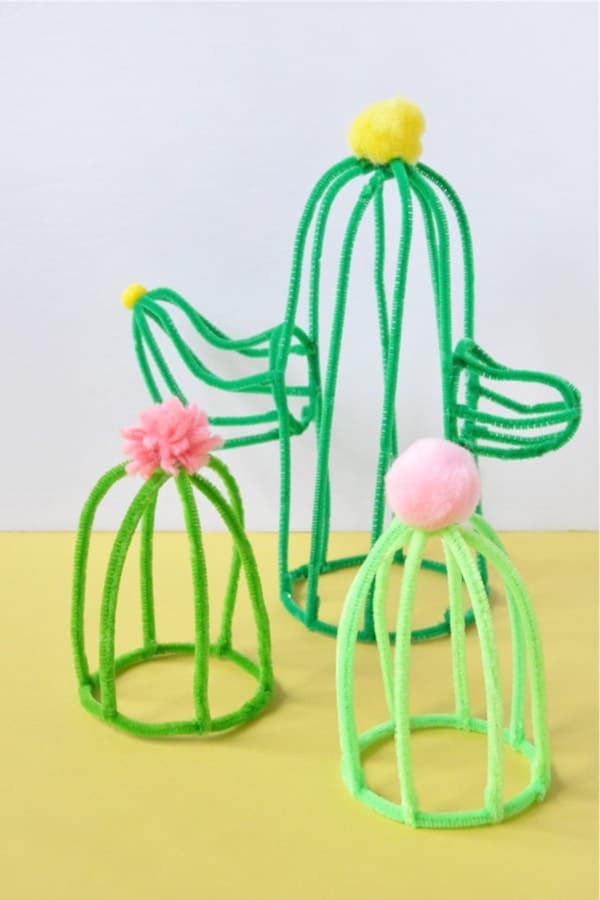 cute cactus theme craft for kids