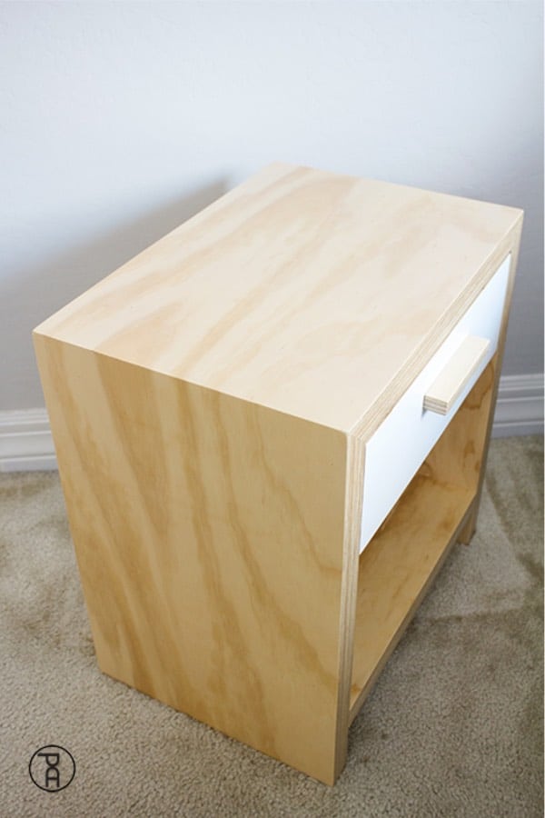 diy plans for nightstands from plywood