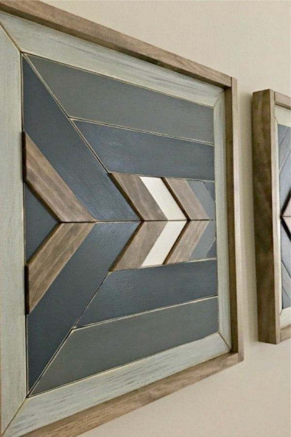 upcycled wood wall art tutorial