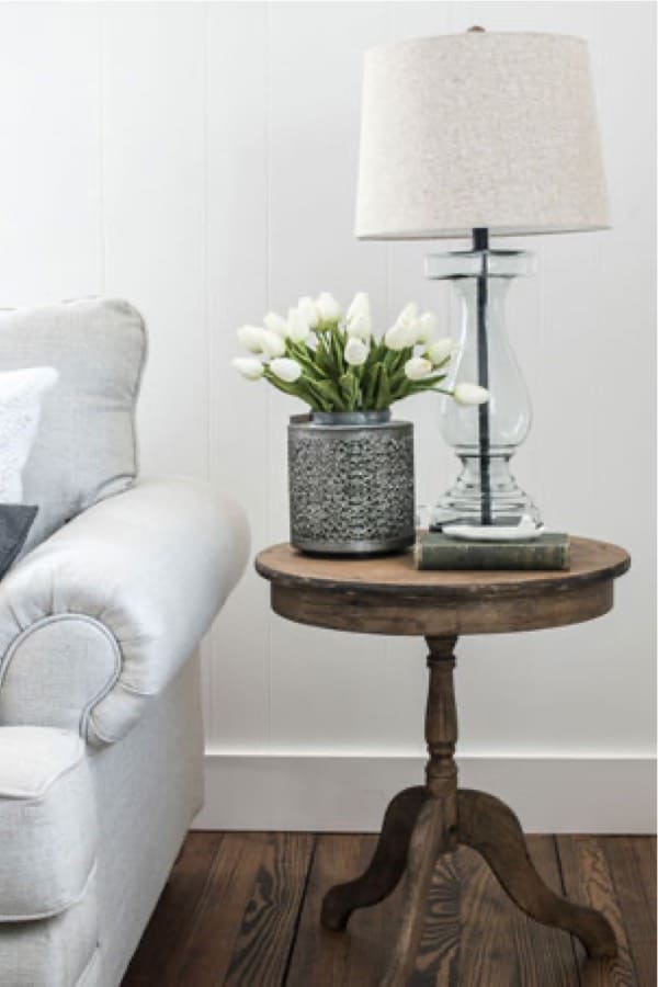 sofa end table makeover tutorial
