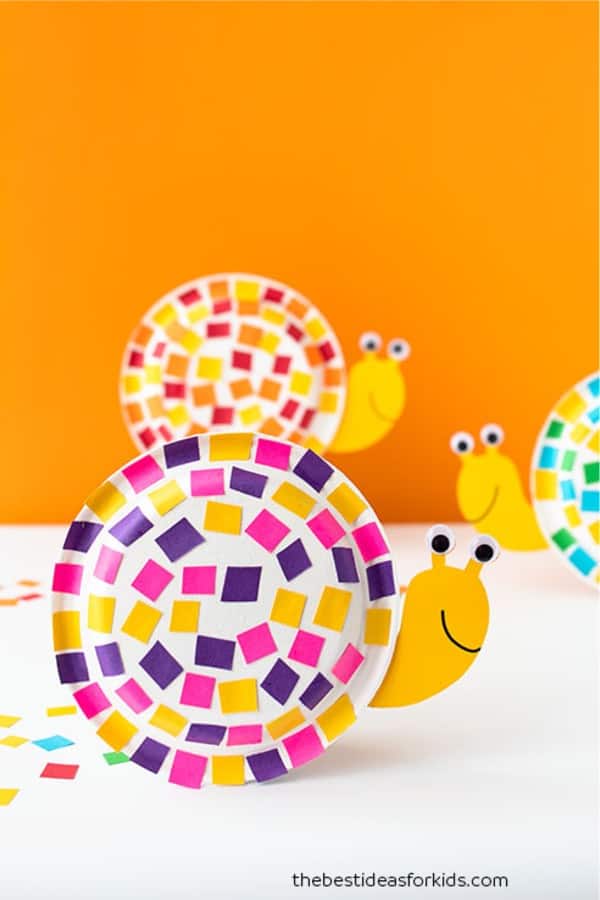 easy snail craft for young kids