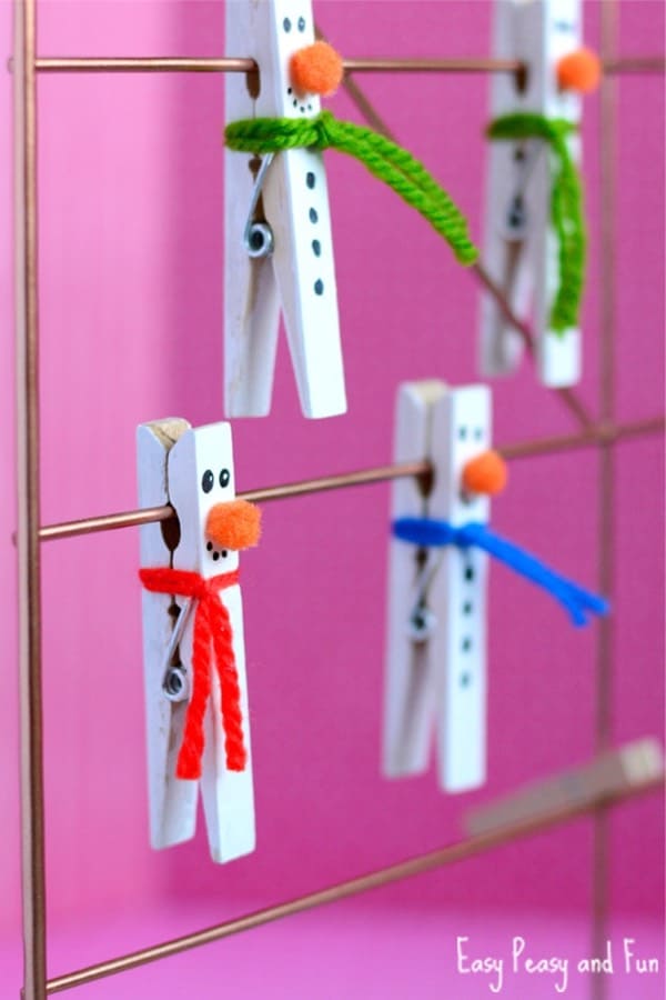 kid things to make at home with clothespins
