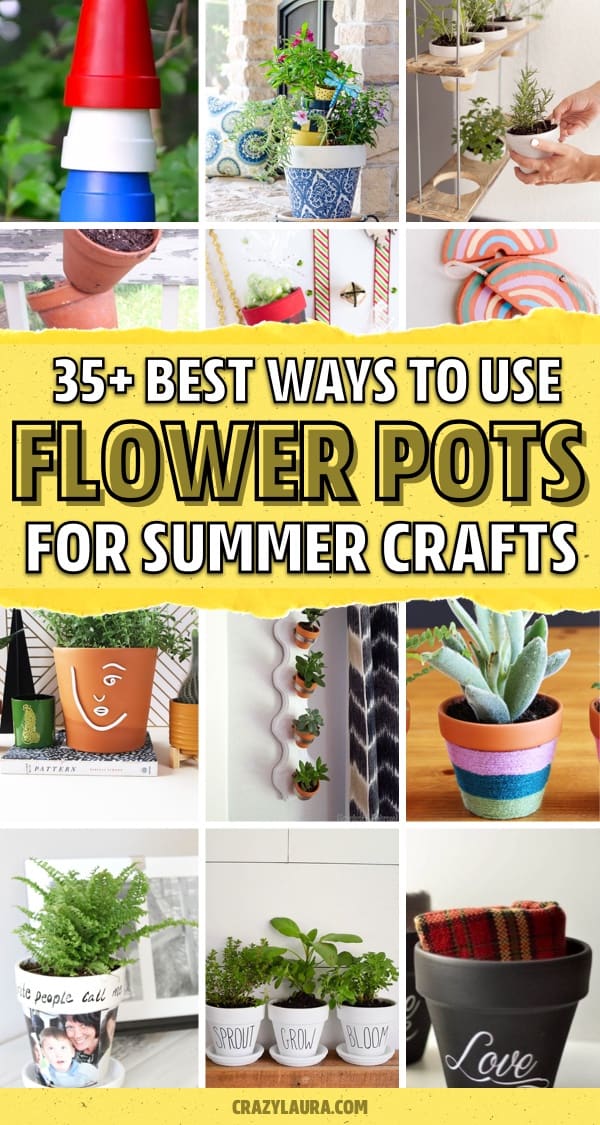 flower pot craft tutorials for summer
