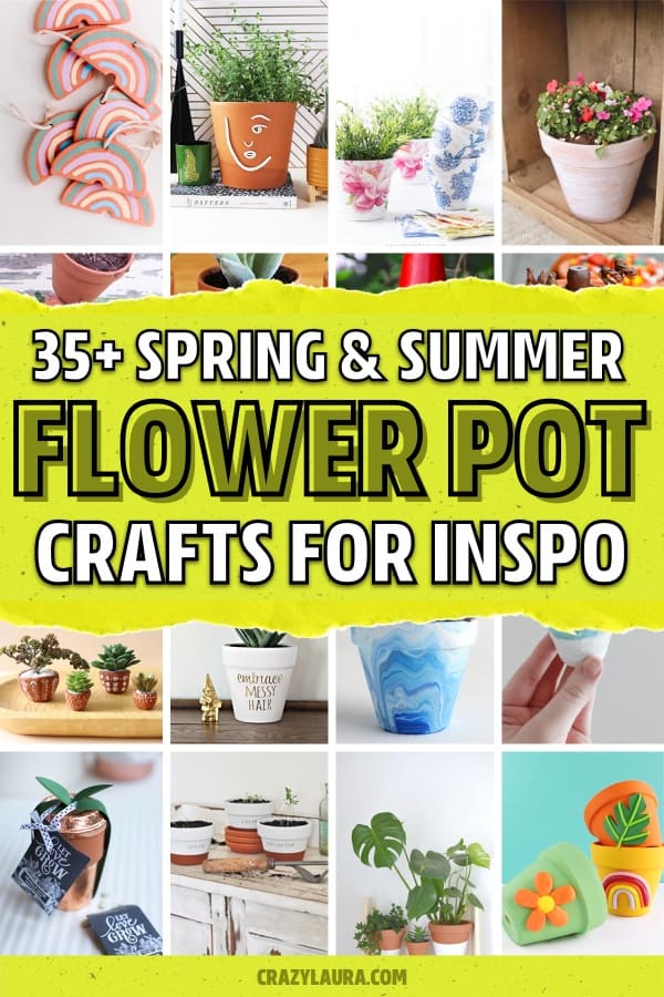 creative ways to use flower pots