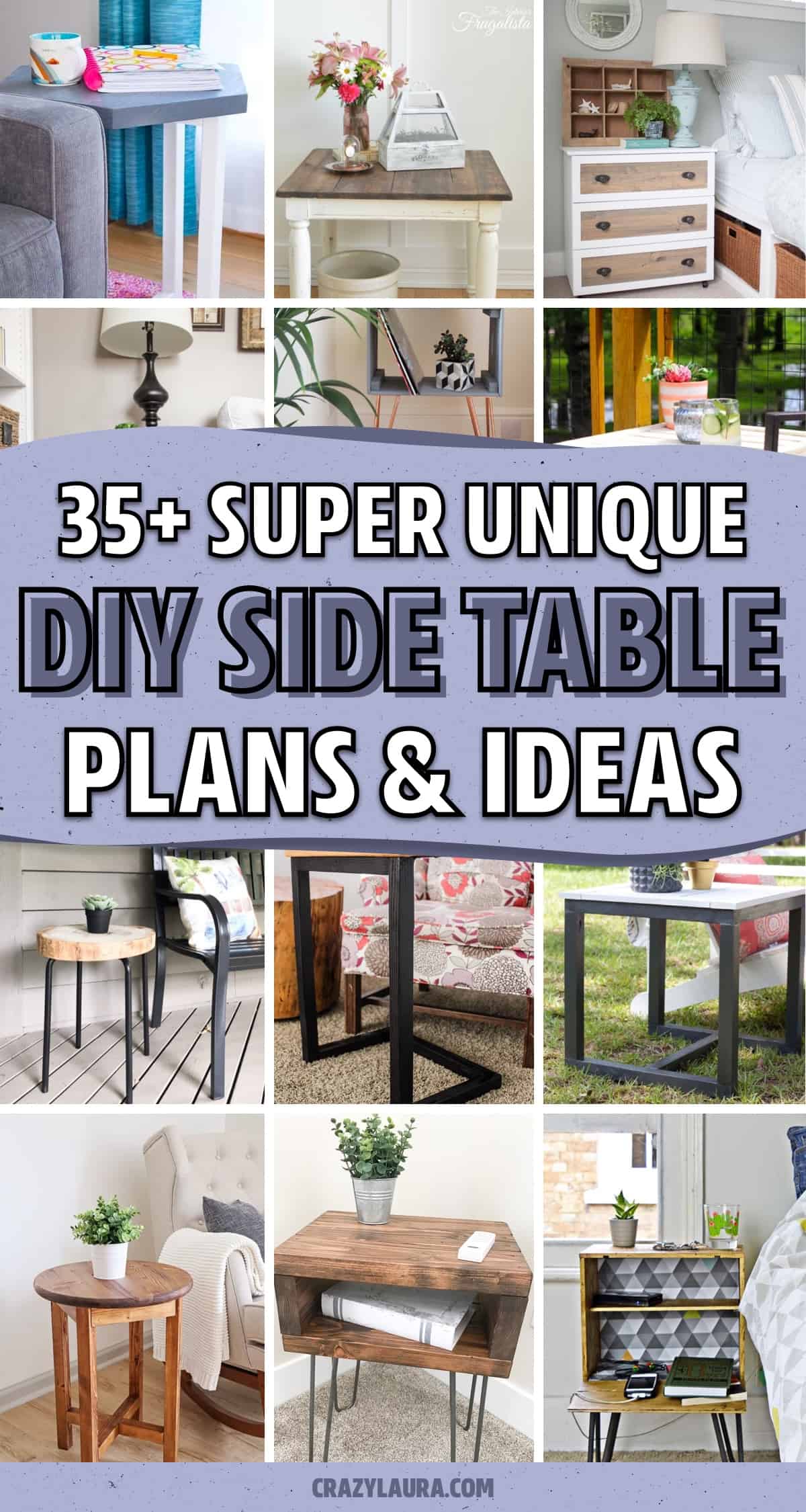easy ways to build side tables at home