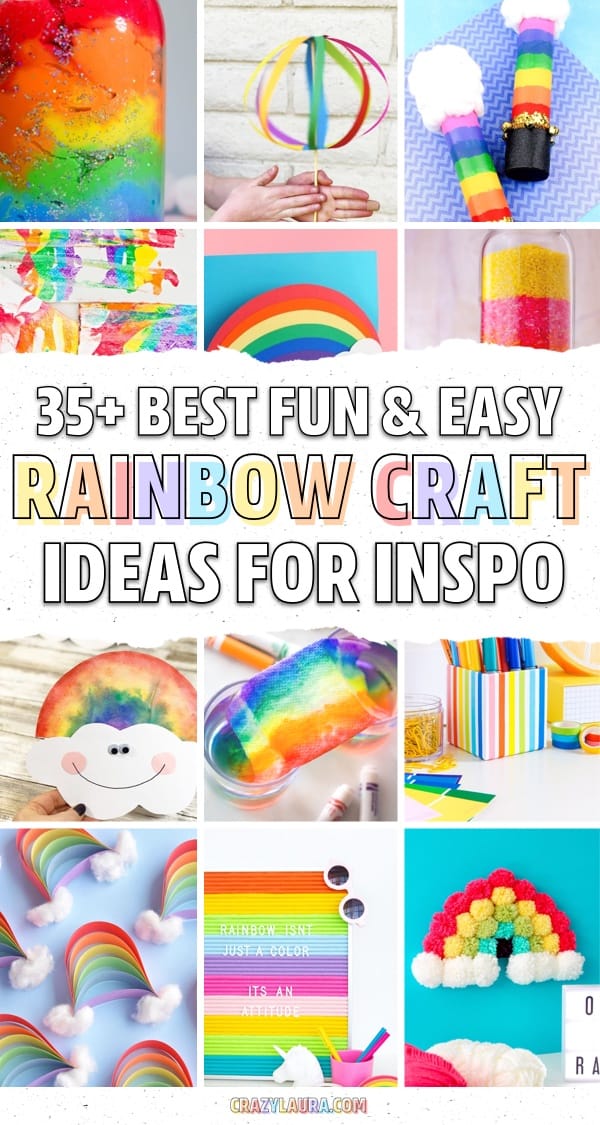 easy ideas for rainbow craft projects
