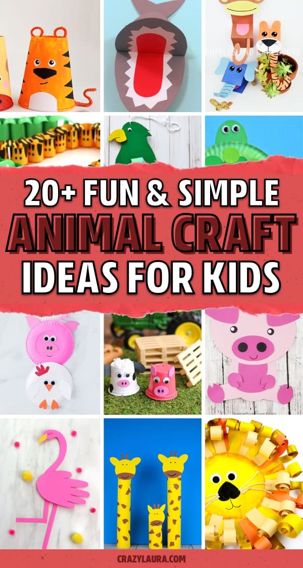 best animal craft activities for young kids