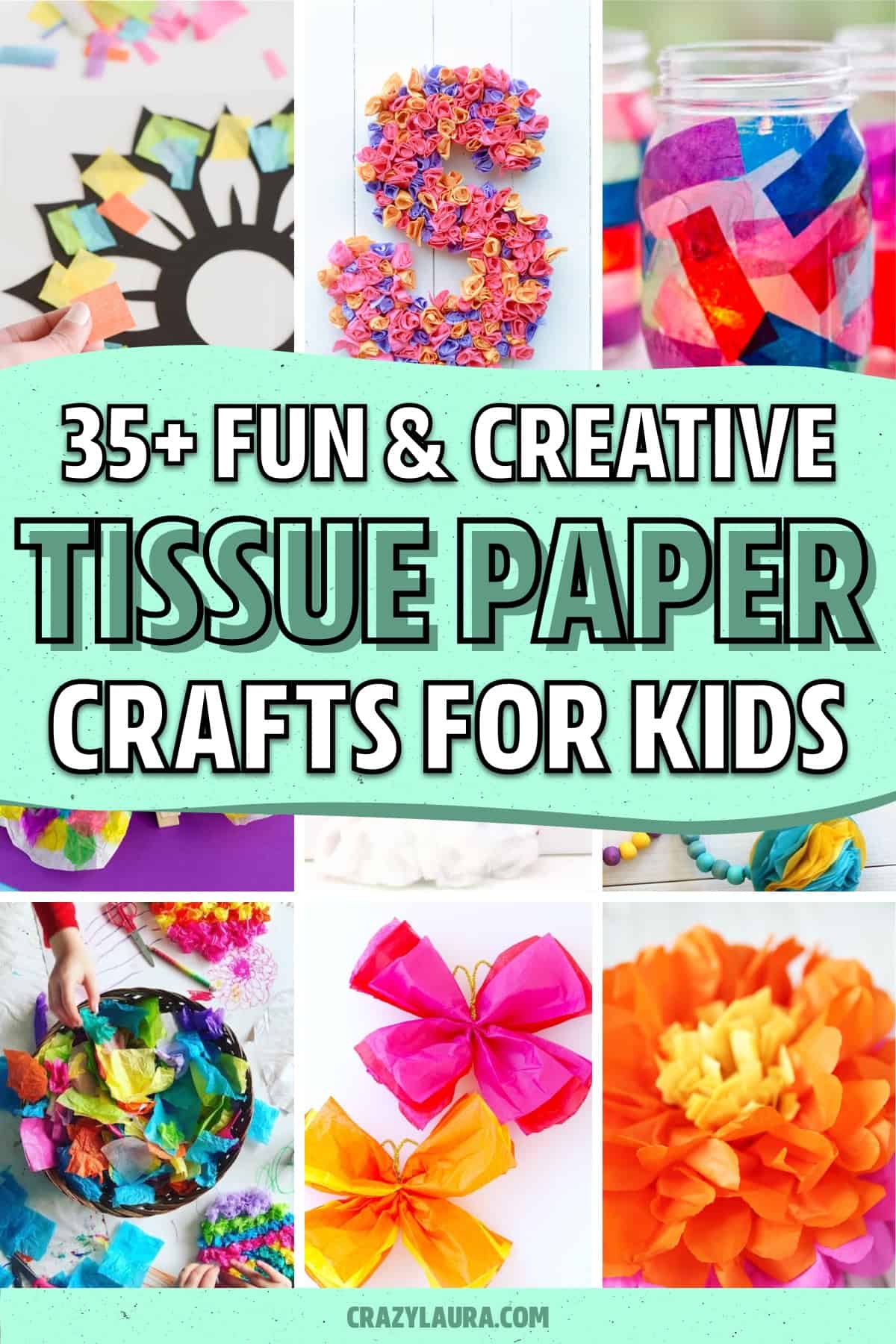 tissue paper craft tutorials to make at home