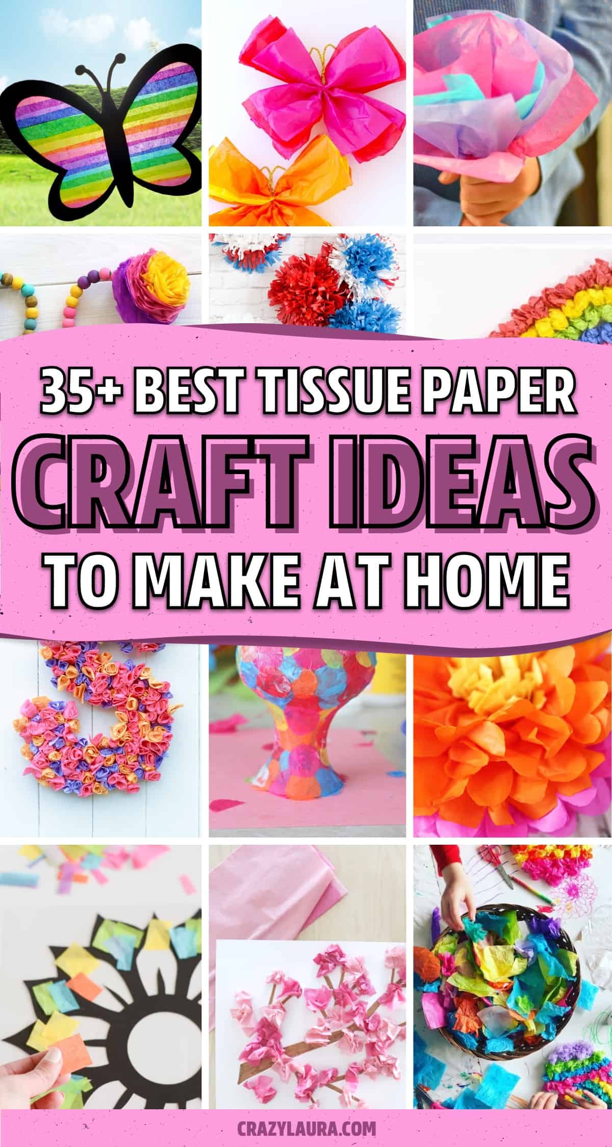 things to make with tissue paper