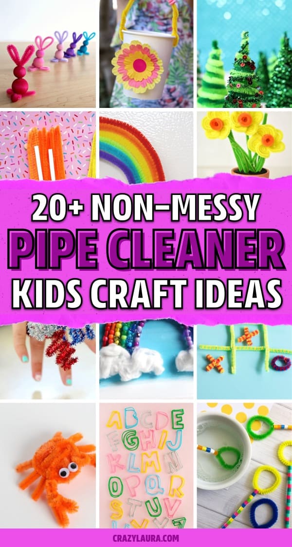 no mess kids pipe cleaner ideas