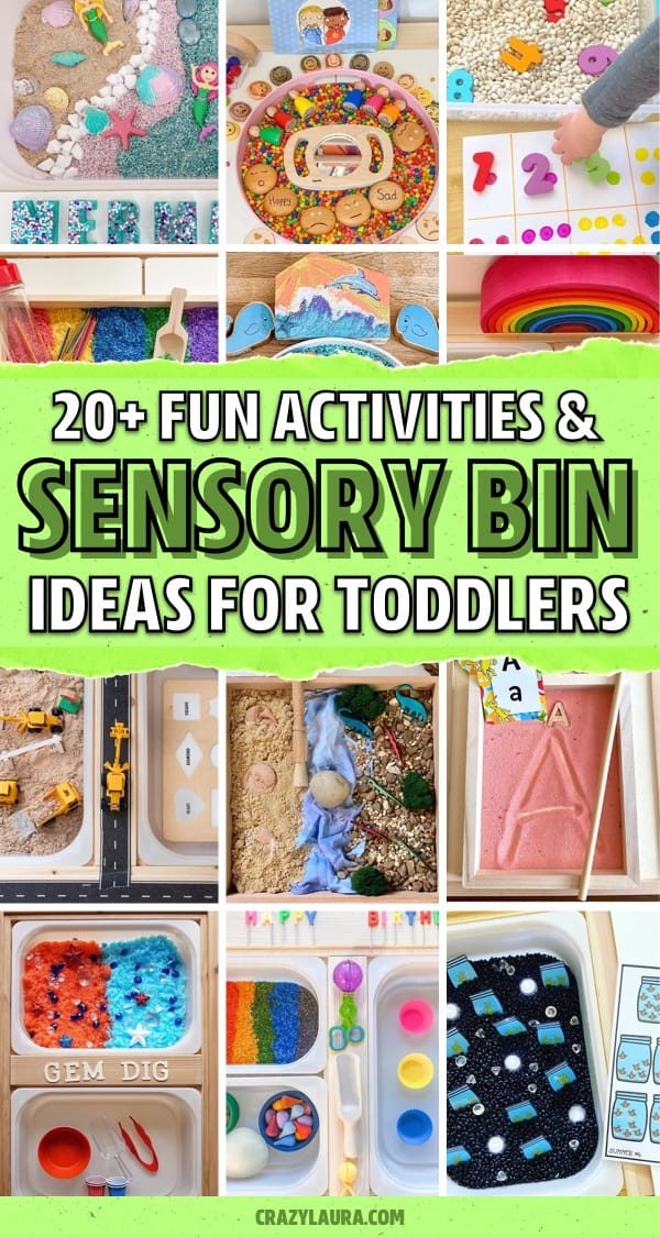 easy ideas for sensory play bins
