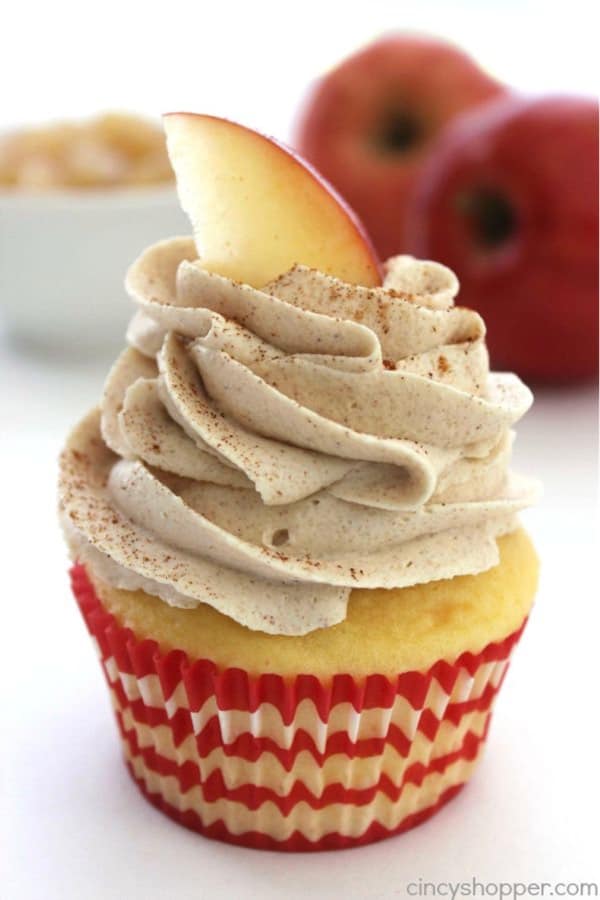 apple pie cupcake recipe idea for thanksgiving dinner