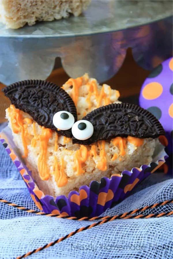oreo rice krispies for halloween party