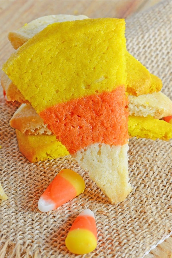 candy corn colored sugar cookie recipe