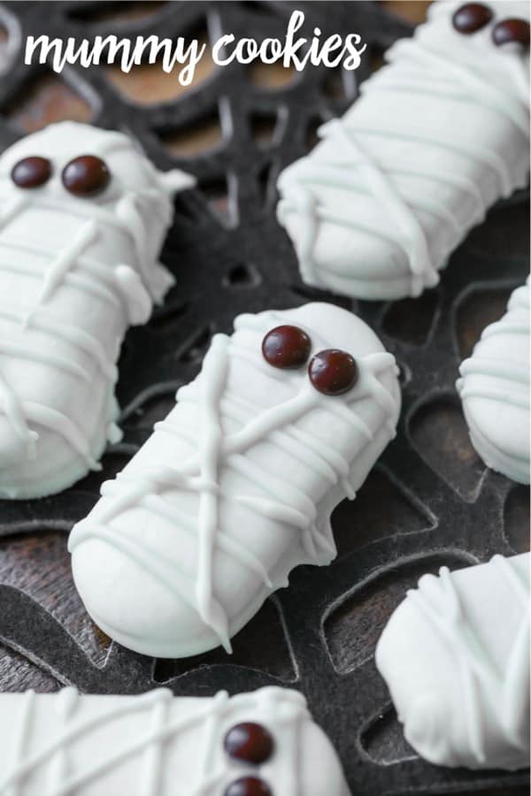 mummy themed cookie recipe for halloween