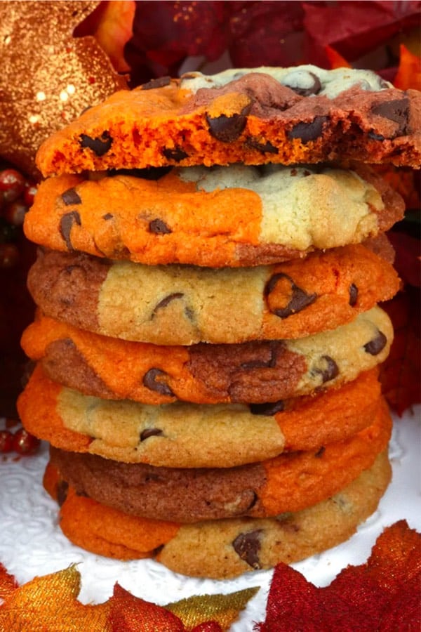 chocolate chip cookie recipe idea for fall