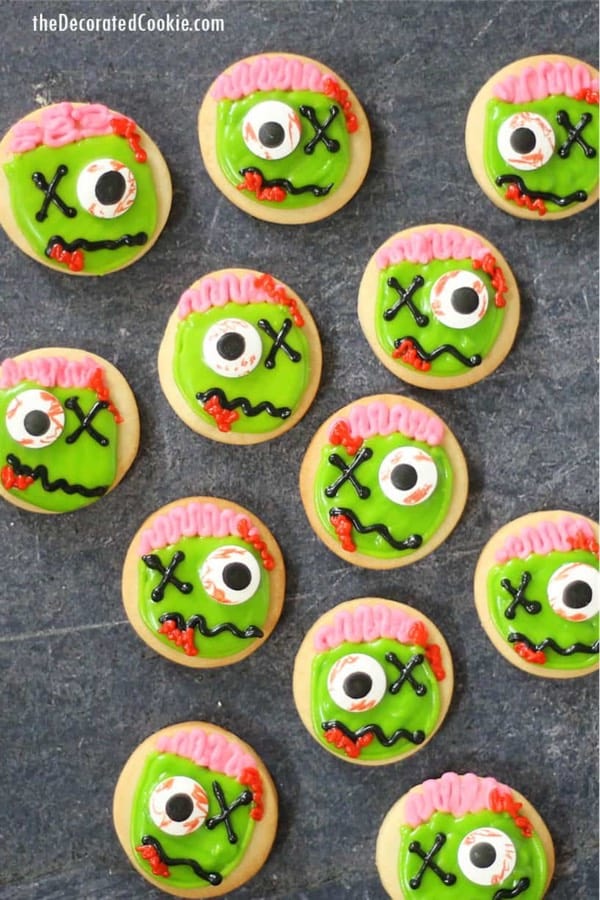 zombie themed cookie recipe for fall