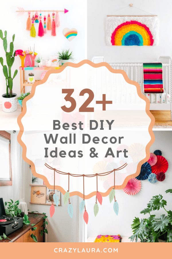 32+ Best DIY Wall Decor Ideas & Art For Inspiration