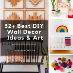32+ Best DIY Wall Decor Ideas & Art For Inspiration
