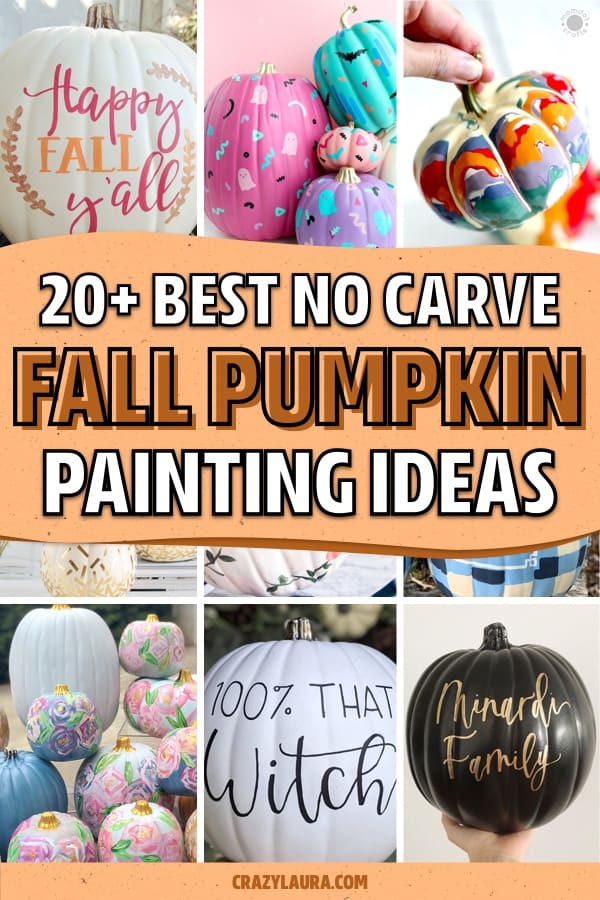 low mess pumpkin decorating ideas