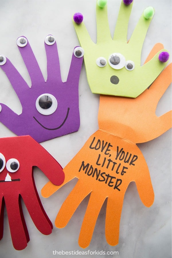 paper craft tutorial with monsters