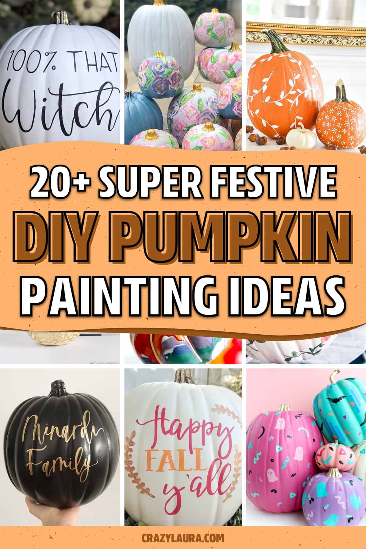 no carve pumpkin decorating ideas for inspiration