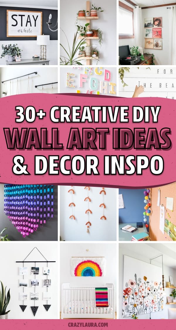 diy wall art tutorials for beginners