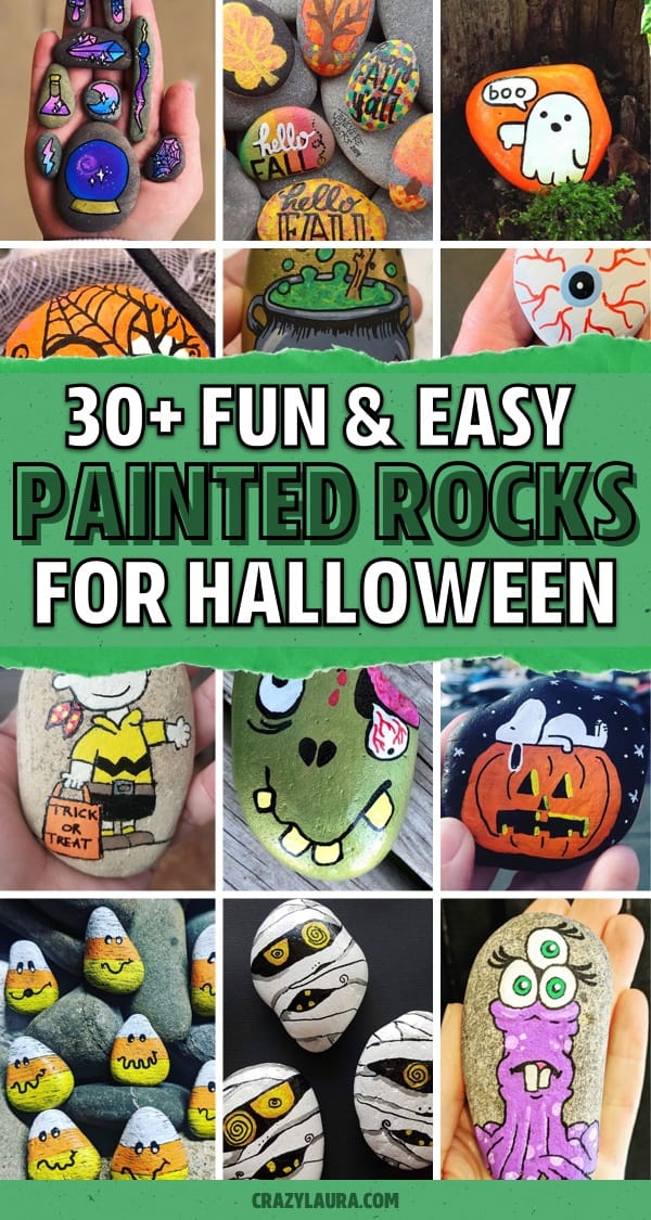 kindness rock examples for halloween