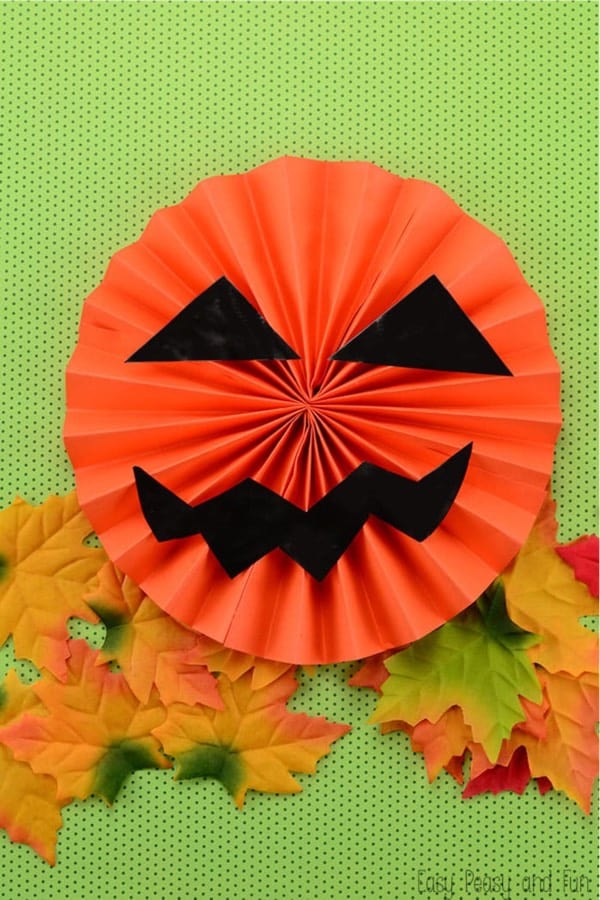 jack o’lantern simple craft tutorial