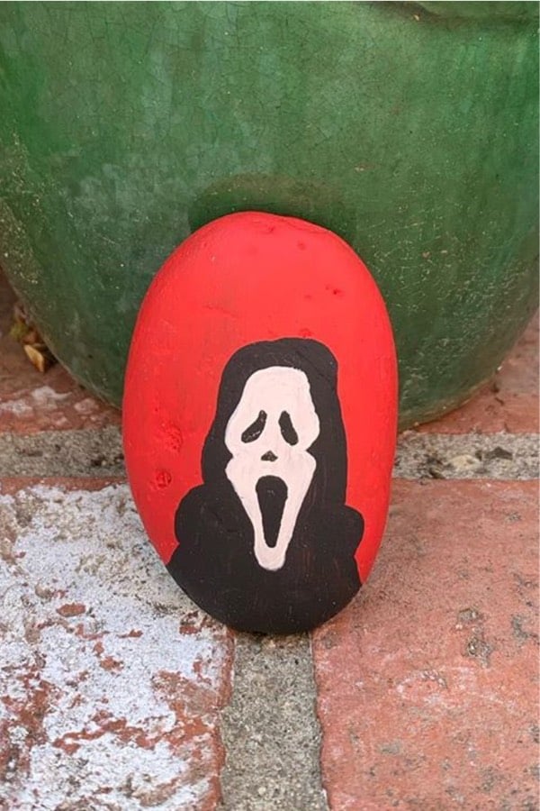 pebble painting ideas for halloween