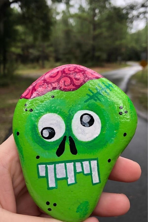 easy ideas for fall painted rocks