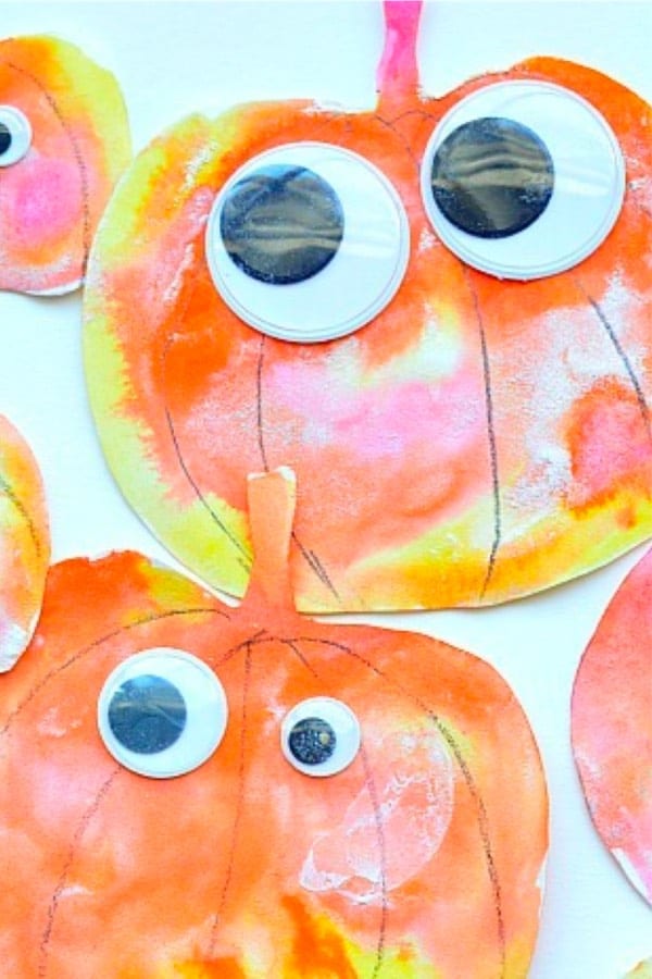 watercolor fall craft project tutorial