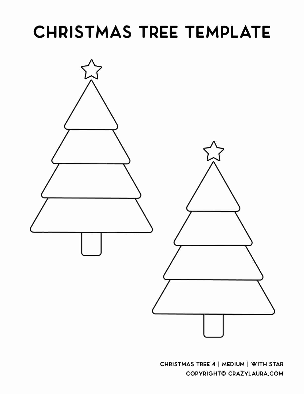 free template printable for xmas craft