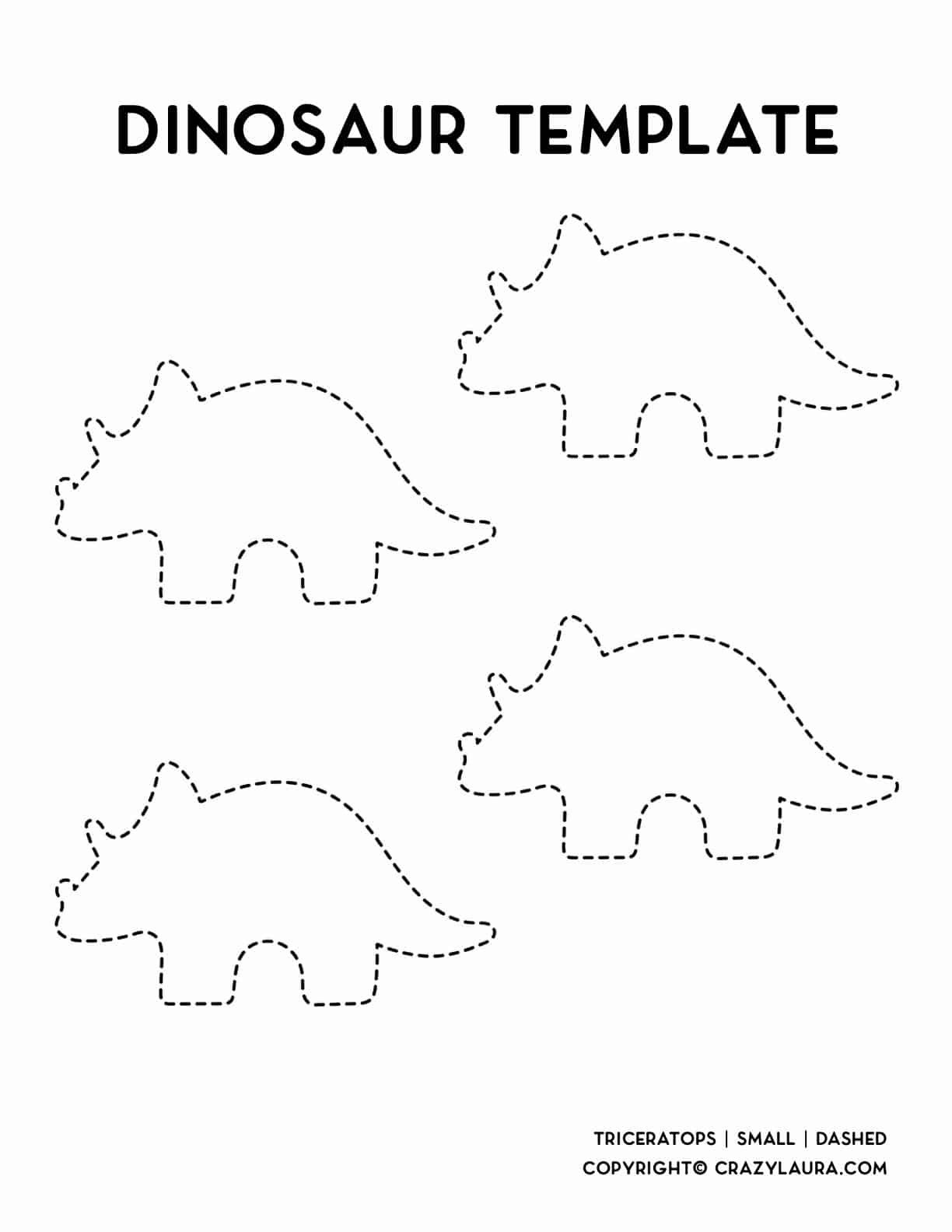 free outline template of kids dinosaurs