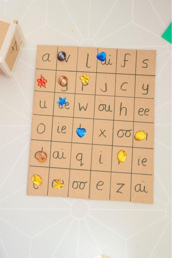 kids learning game to practice alphabet