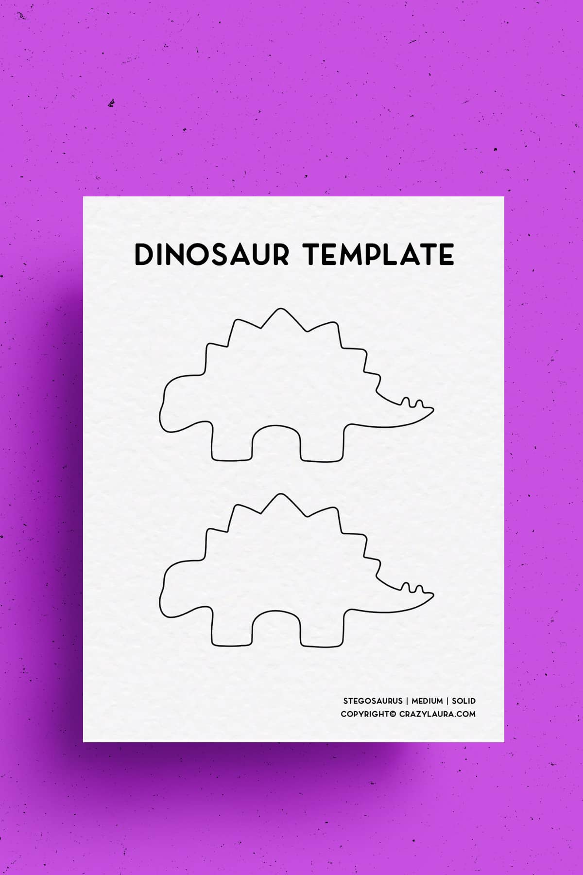 outline template pages for dinos