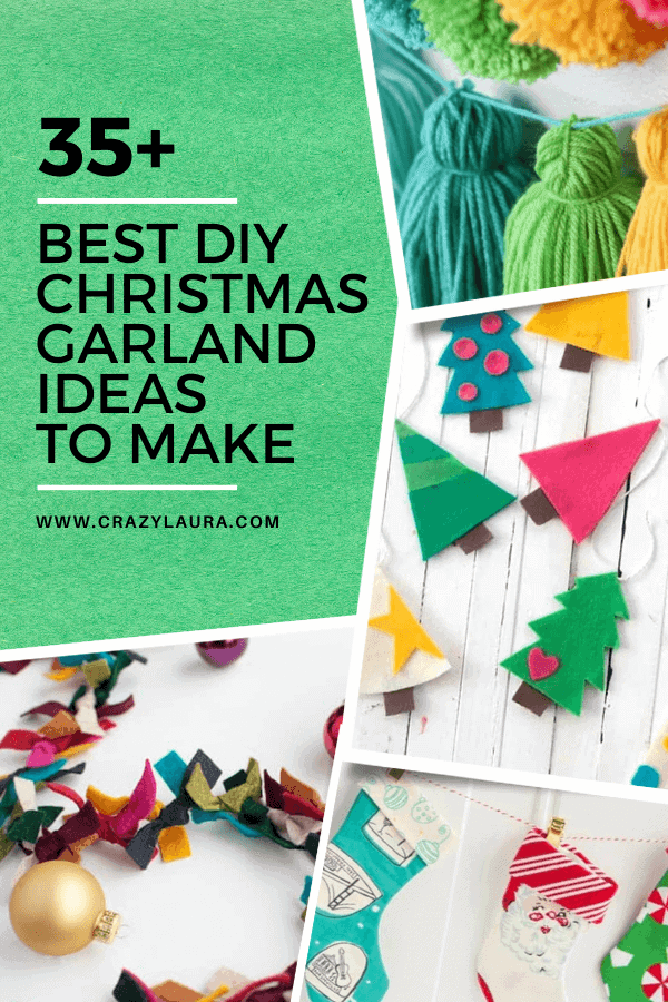 35+ Best DIY Christmas Garland Ideas