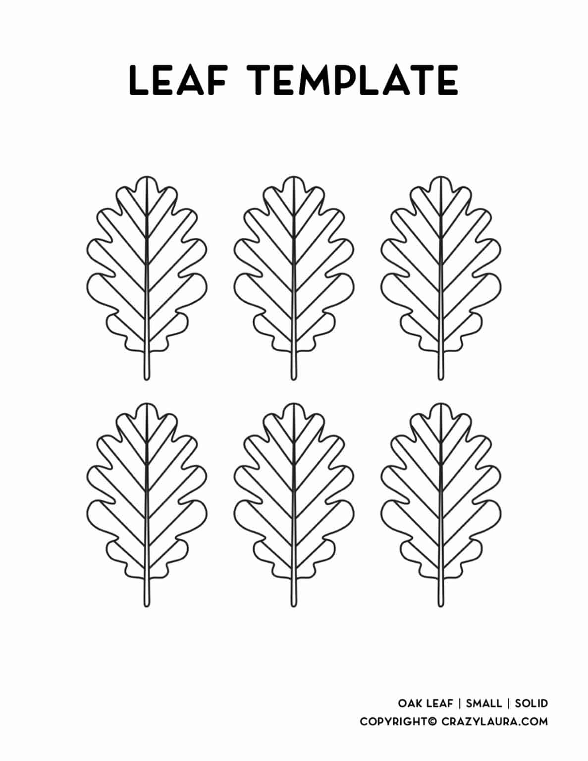 Free Leaf Template &amp; Printable Stencils For